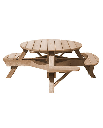 CR Plastic T50WC Picnic Table Patio