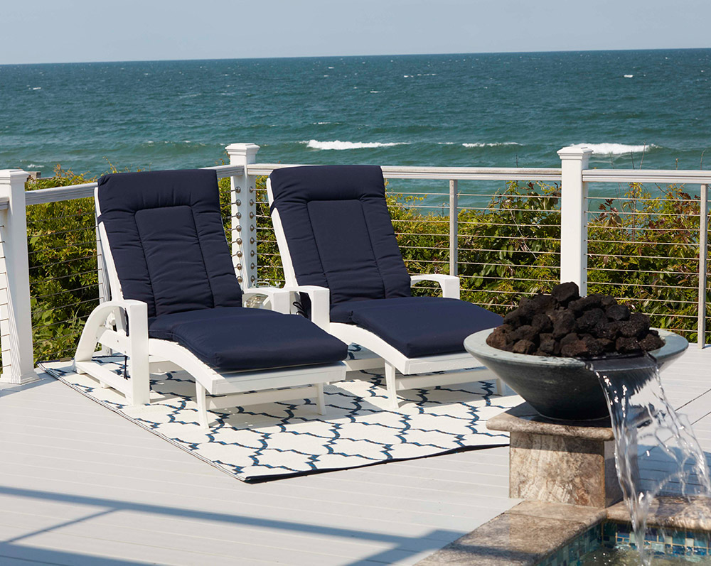 CR Plastic Products Chaise Lounge Patio