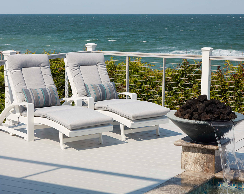 CR Plastic Products Chaise Lounge Patio