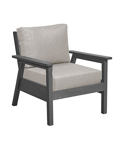 C.R. Plastic DSF281 Arm Chair Patio