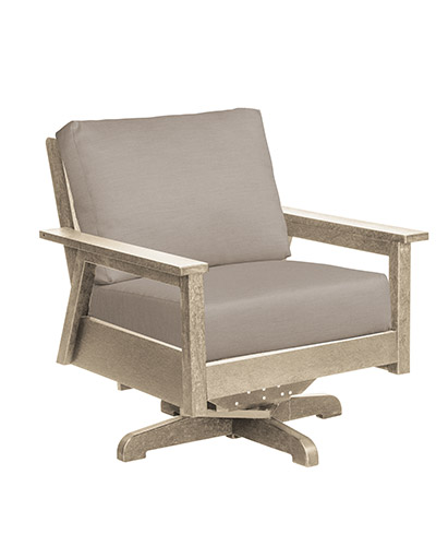 CR Plastic DSF284 DSF284 Swivel Armchair